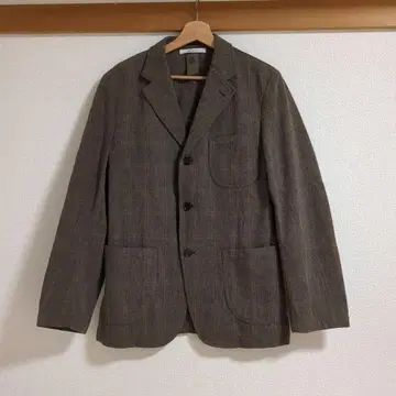 Johnbull 체크 무늬 테일러드 자켓