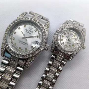 부동품 ROIS 달력 포함 페어 워치 남성용 여성용