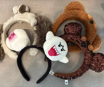 usj 머리띠 4세트 스누피 팀 테레사