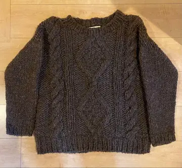 빔즈 보이 아란 니트 다이아몬드 케이블