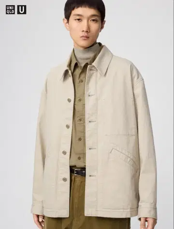 [ 완판템 ] UNIQLO U 유니클로 오버 사이즈 컬러 데님 자켓