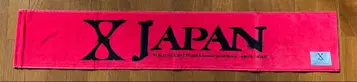 XJAPAN 기적의 밤 2017 머플러 타월 빨간색