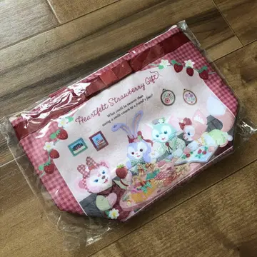 더피&프렌즈 하트펠트 스트로베리 기프트 런치 케이스