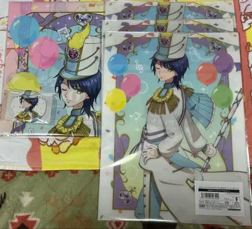 마루쿠지 프리파라 코요이 비주얼 크로스 클리어 파일 캔뱃지