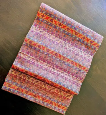 명주 홑겹 나고야 오비 미사용