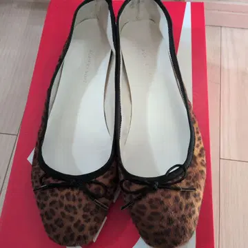 ADAM ET ROPE 레오파드 무늬 플랫슈즈 24cm