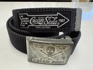 크림 소다 Cream Soda 스컬 버클 벨트 1967