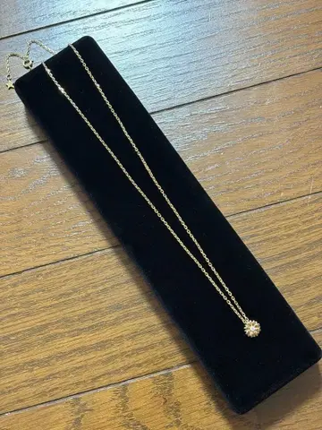 새상품*DTL 플라워 목걸이 골드