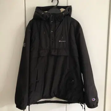 Champion 블랙 풀오버 자켓 M