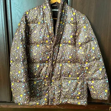 mini labo 꽃무늬 다운 자켓