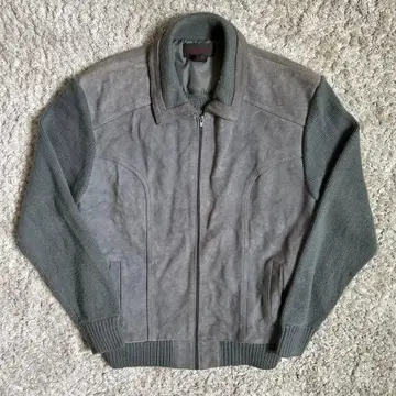 90s GATEHOUSE 스웨이드 니트 자켓 M