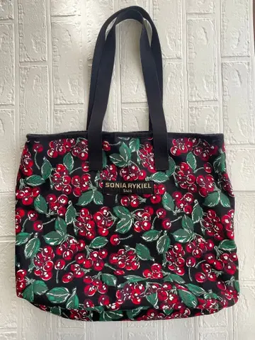 SONIARYKIEL 소니아 리키엘 체리 패턴 토트백