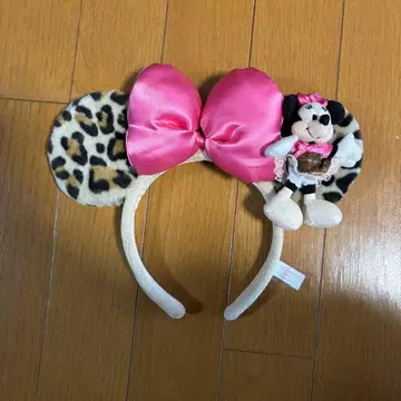 미니 마우스 레오파드 무늬 머리띠