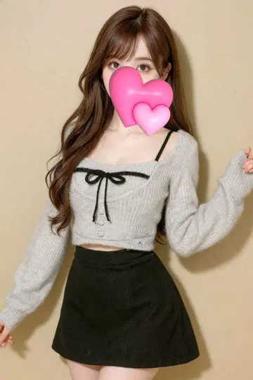 앤드마리 andmary Natalie 리본 세트 니트 F