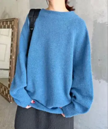 [ 새상품급 ] Spick & Span 보틀넥 돌먼 슬리브 니트 일본제