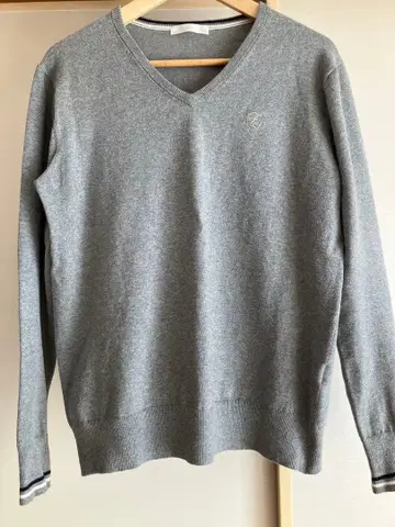 FAIRY POWDER / 그레이 V넥 스웨터 / 사이즈 3