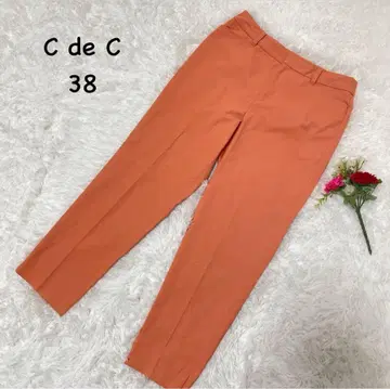 쿠 드 샹스 [ M ] 슬랙스 스트레이트 핏 센터 프레스 워셔블