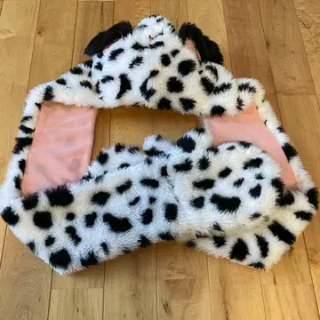 101마리 강아지 팬캡 머플러 장갑 세트