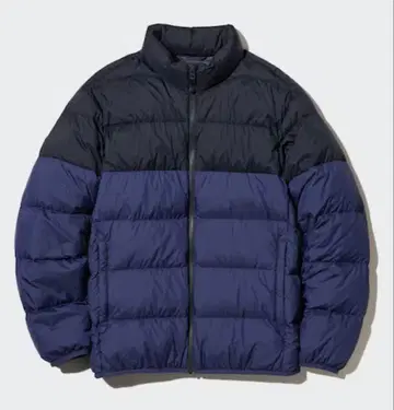 유니클로 울트라 라이트 다운 자켓 3D 컷 네이비 L