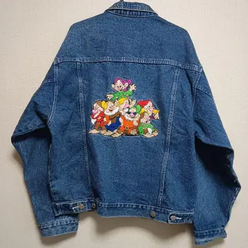 디즈니 7인의 난쟁이 자수 데님 자켓