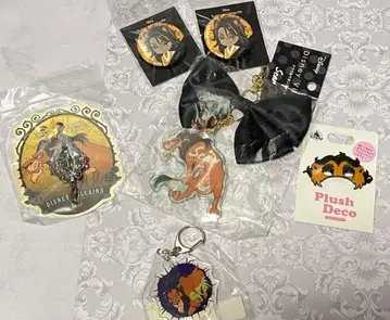 디즈니 빌런 아크릴 리본 참 스카 키링 배지