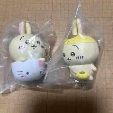 치이카와 산리오 토끼 피규어 헬로키티 폼폼푸딩