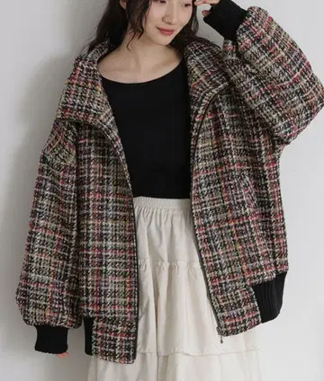 오샤레 워커 소말리아 트위드 블루종