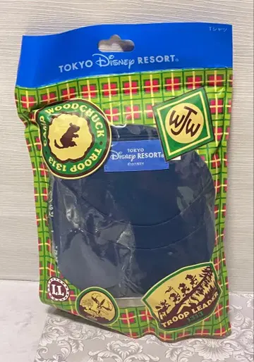 디즈니랜드 우드척 T셔츠 네이비