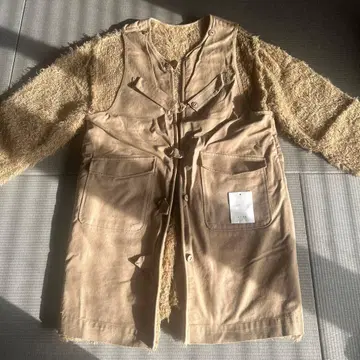 ETRE TOKYO 에트레토쿄 리버서블 보아 베스트 베이지