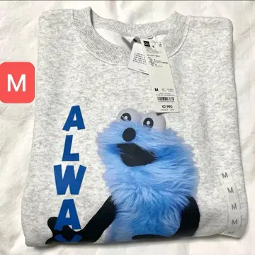 GU 헤비 웨이트 맨투맨 풀오버 퍼펫 스