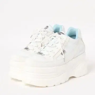 YOSUKE 통굽 스니커즈 화이트 하이컷 스니커즈