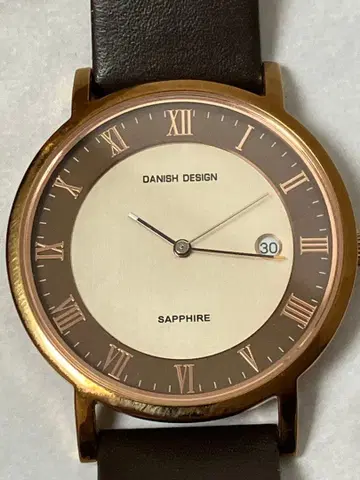 작동품 대니쉬 디자인 쿼츠 남성용 시계 IQ50Q858 상자