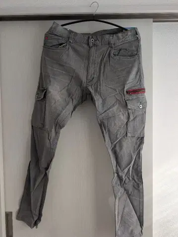 Jawin 스트레치 데님 카고 팬츠 56902 사이즈 88 그레이