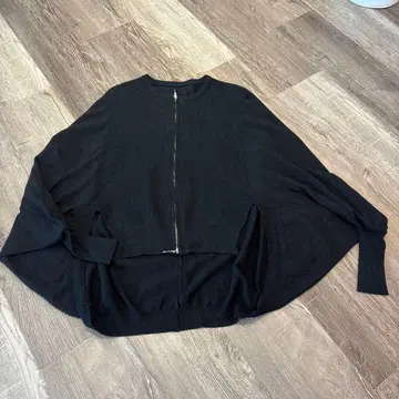 올즈 (oe-ro:z) 올즈 블랙 더블 집업 가디건 블랙