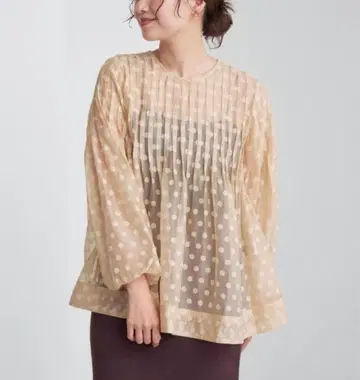 IENA 이에나 TORRAZZO DONNA 트라조돈나 dot 블라우스