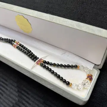 천연 수정 히말라야 수정 목걸이 새상품급 케이스 포함 네팔 정부 공인