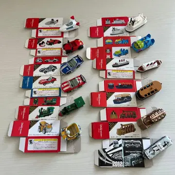 [ 레어 새상품급 ] 디즈니 미니카 12대 세트 TDL TDS 토미카