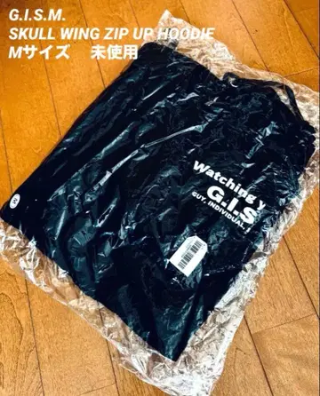 G.I.S.M. SKULL WING ZIP UP HOODIE 후드티