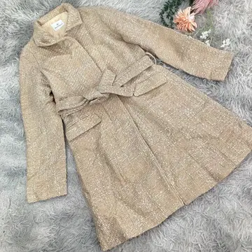 [ Dear Princess ] 트위드 벨트 트렌치코트 9