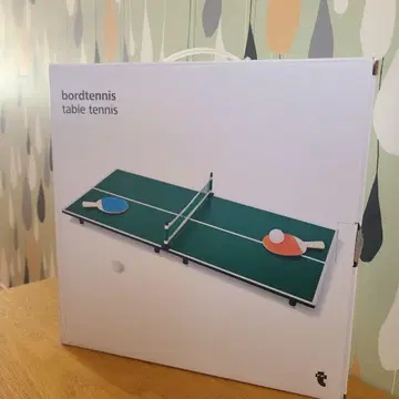 플라잉 타이거 테이블판 미니 탁구 세트