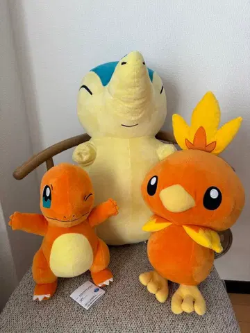 포켓몬 삼인방 (불 타입) 봉제 인형