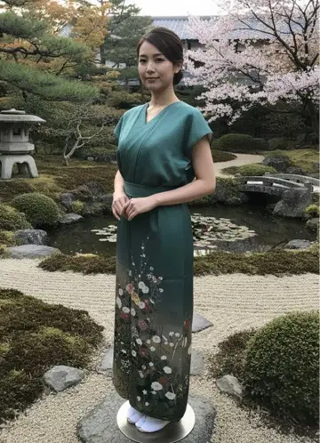 기모노 리메이크 원피스 카슈쿨 원피스 졸업 입학식 등에도