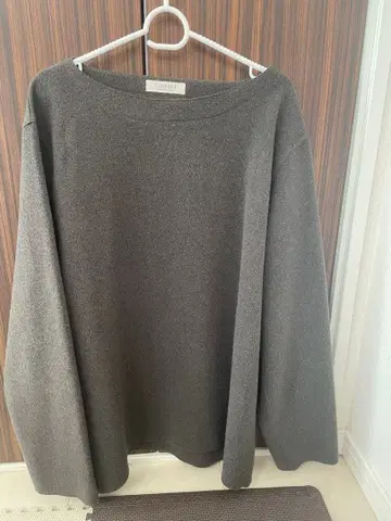 02204-0019 울 캐시미어 플리스 보트넥 풀오버