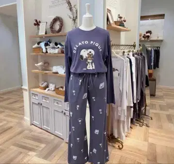 [ 상하의 세트 ] 젤라피케 젤라또피케 PEANUTS 콜라보 스누피