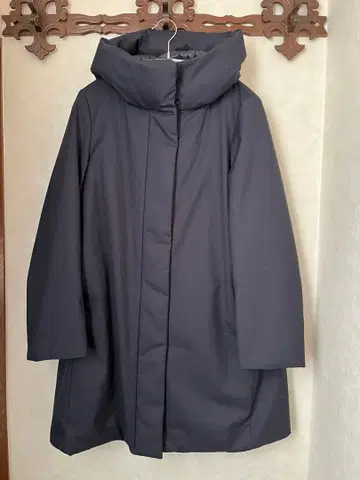 UNIQLO 하이브리드 후드 다운 코트 다크 네이비 S