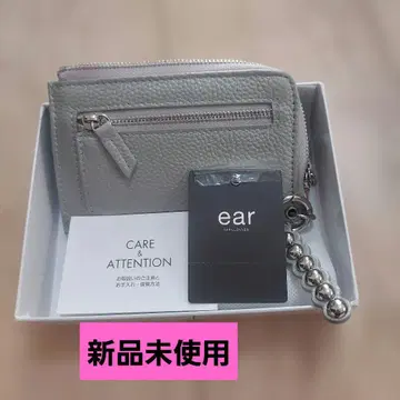 ear PAPILLONNER 천연 가죽 스터드 프래그먼트 케이스