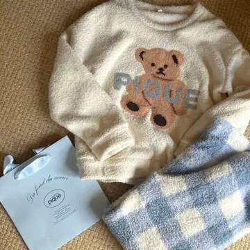 (젤라또피케) 룸웨어 젤라피케 겨울 곰 2세트