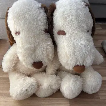 스누피 봉제 인형 2개 세트