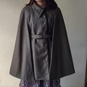 엑시즈팜 판초 코트