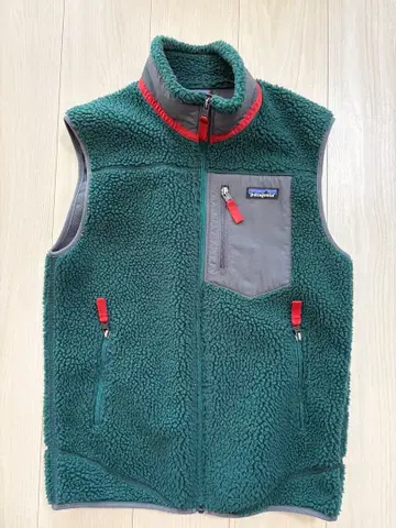 patagonia 플리스 베스트 S 사이즈 그린